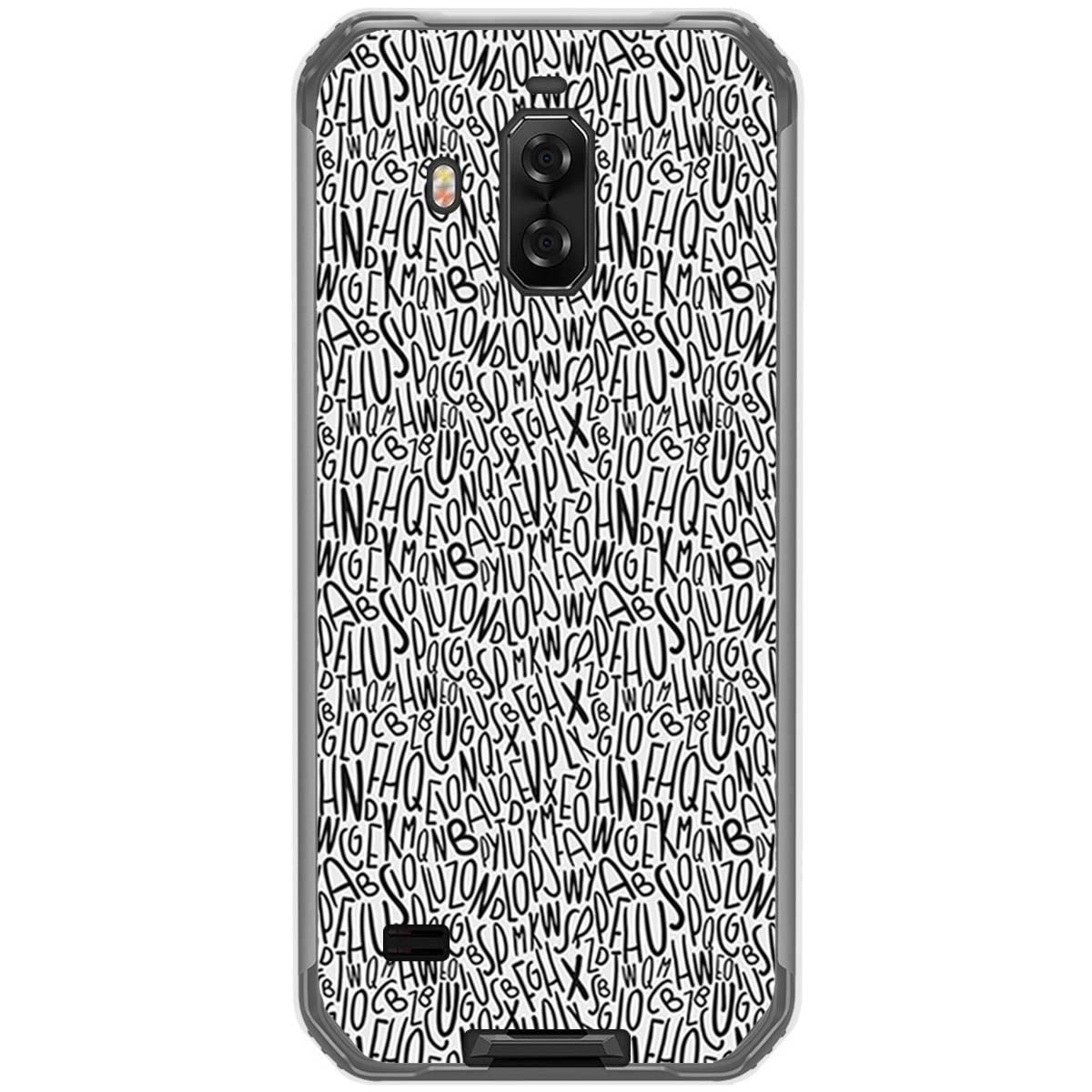 Funda Gel Tpu para Blackview Bv9600 Pro diseño Letras Dibujos