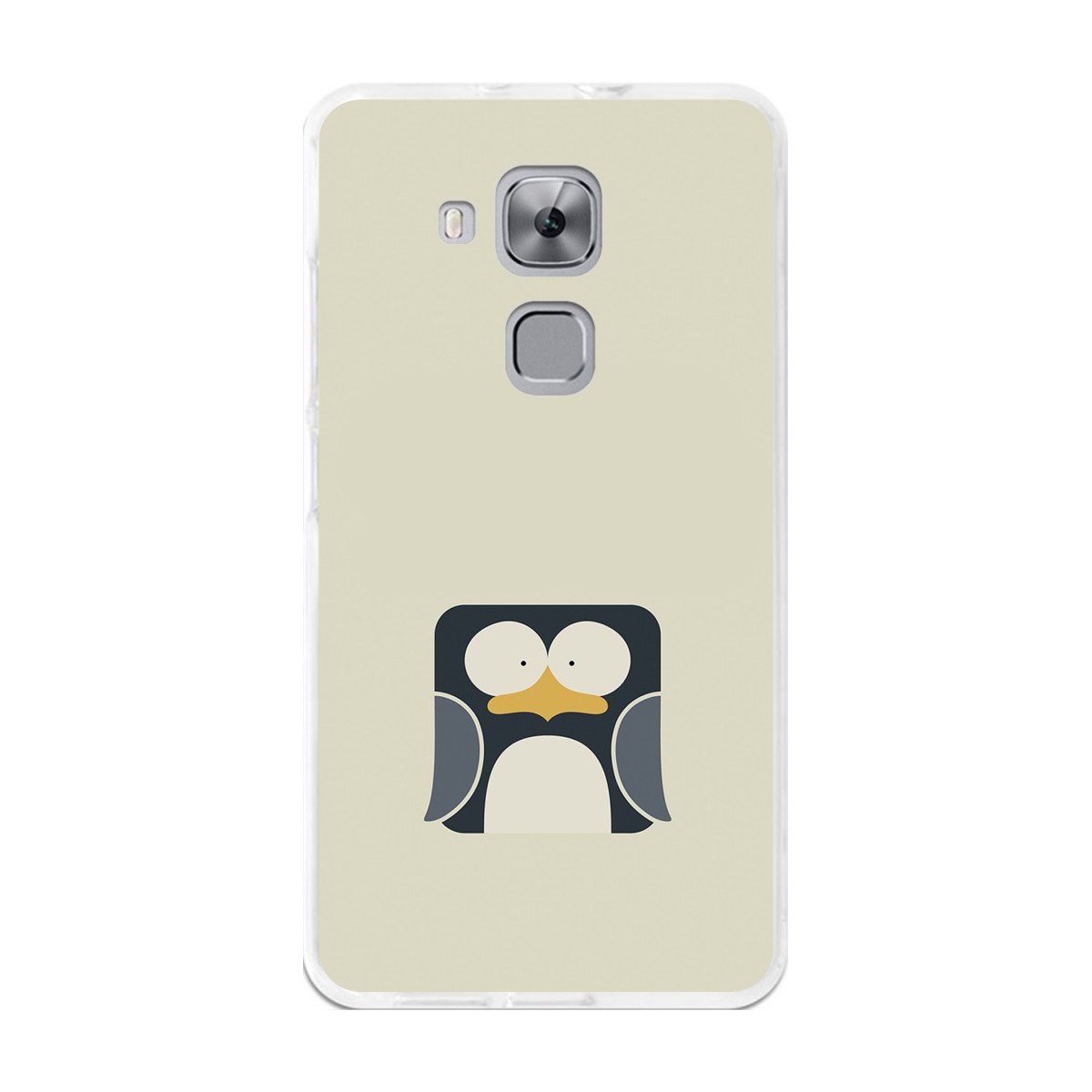 Funda Gel Tpu para Huawei Nova Plus Diseño Pingüino Dibujos