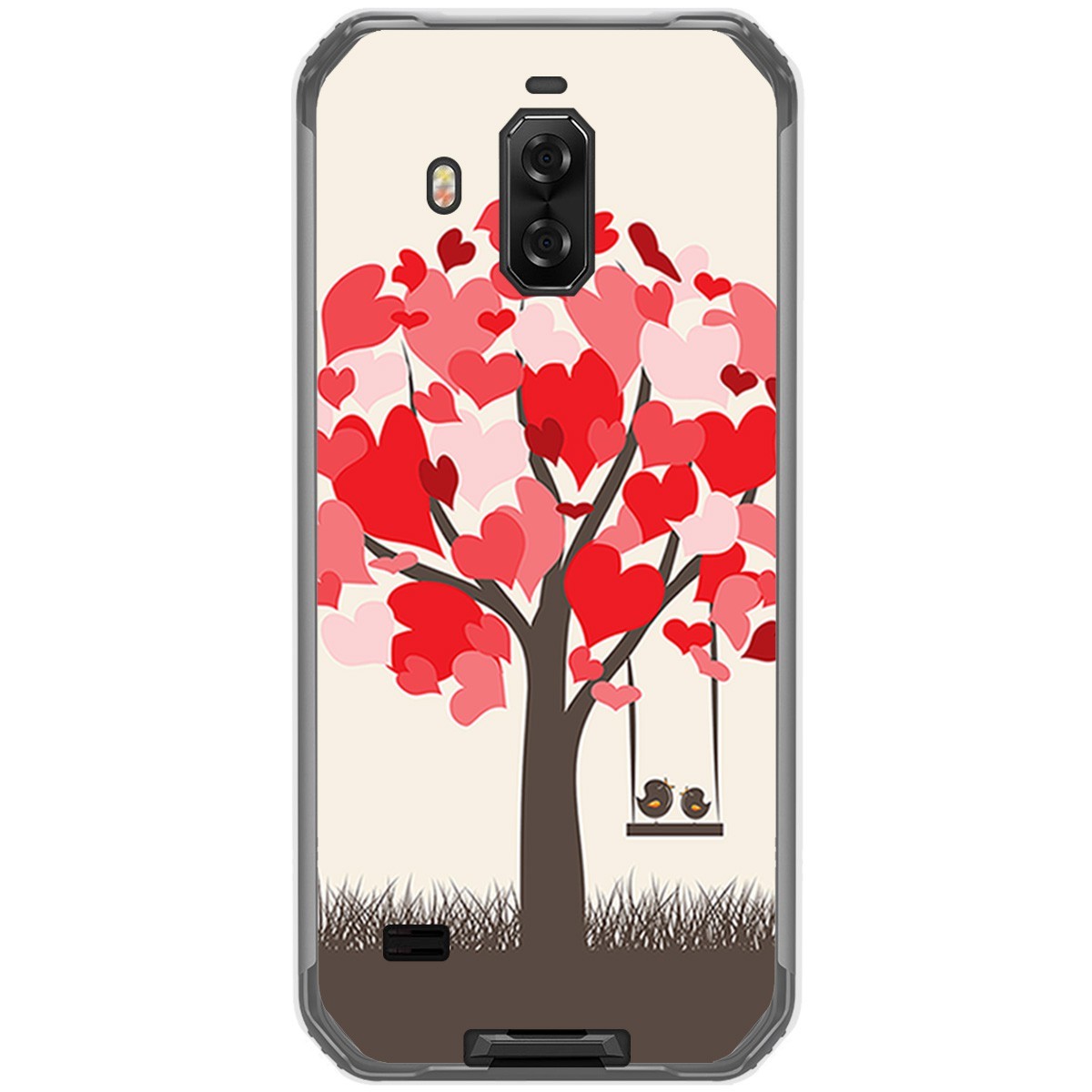 Funda Gel Tpu para Blackview Bv9600 Pro diseño Pajaritos Dibujos