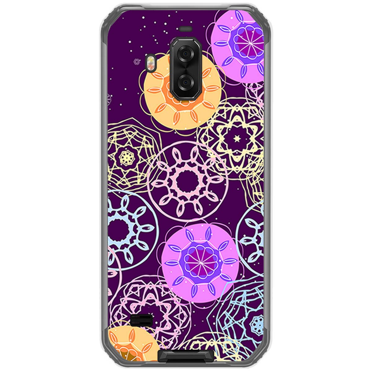 Funda Gel Tpu para Blackview Bv9600 Pro diseño Radial Dibujos