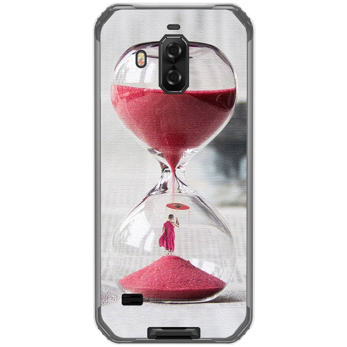 Funda Gel Tpu para Blackview Bv9600 Pro diseño Reloj Dibujos