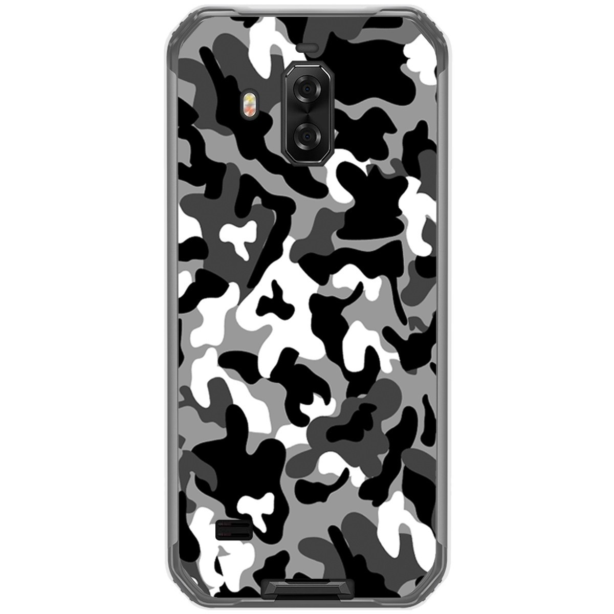 Funda Gel Tpu para Blackview Bv9600 Pro diseño Snow Camuflaje Dibujos