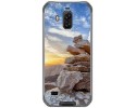 Funda Gel Tpu para Blackview Bv9600 Pro diseño Sunset Dibujos