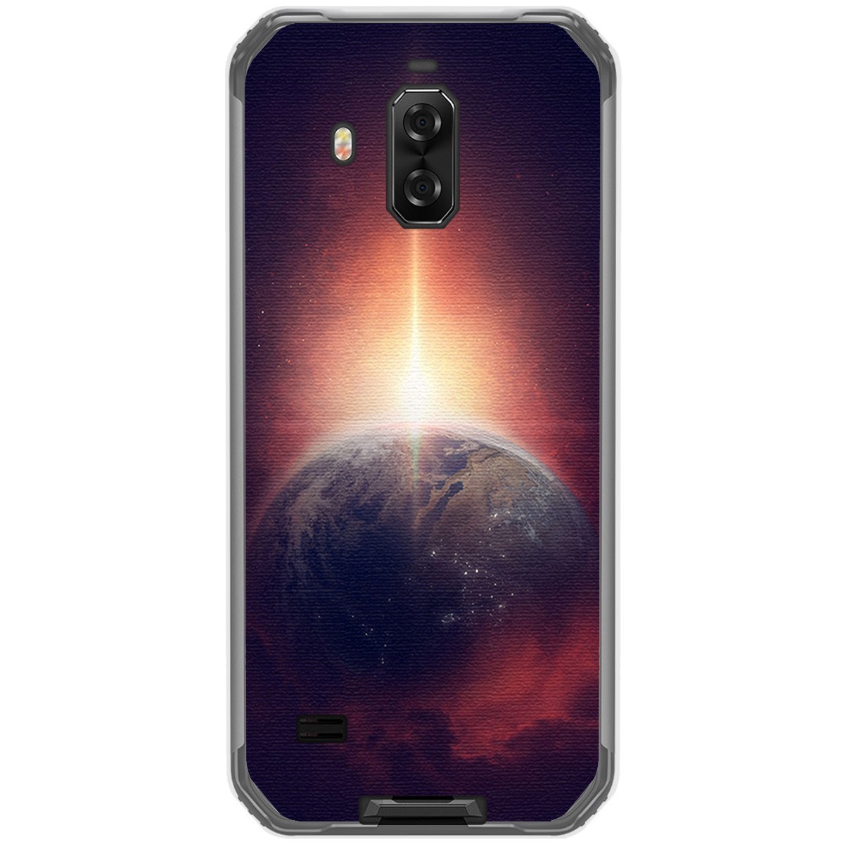Funda Gel Tpu para Blackview Bv9600 Pro diseño Tierra Dibujos
