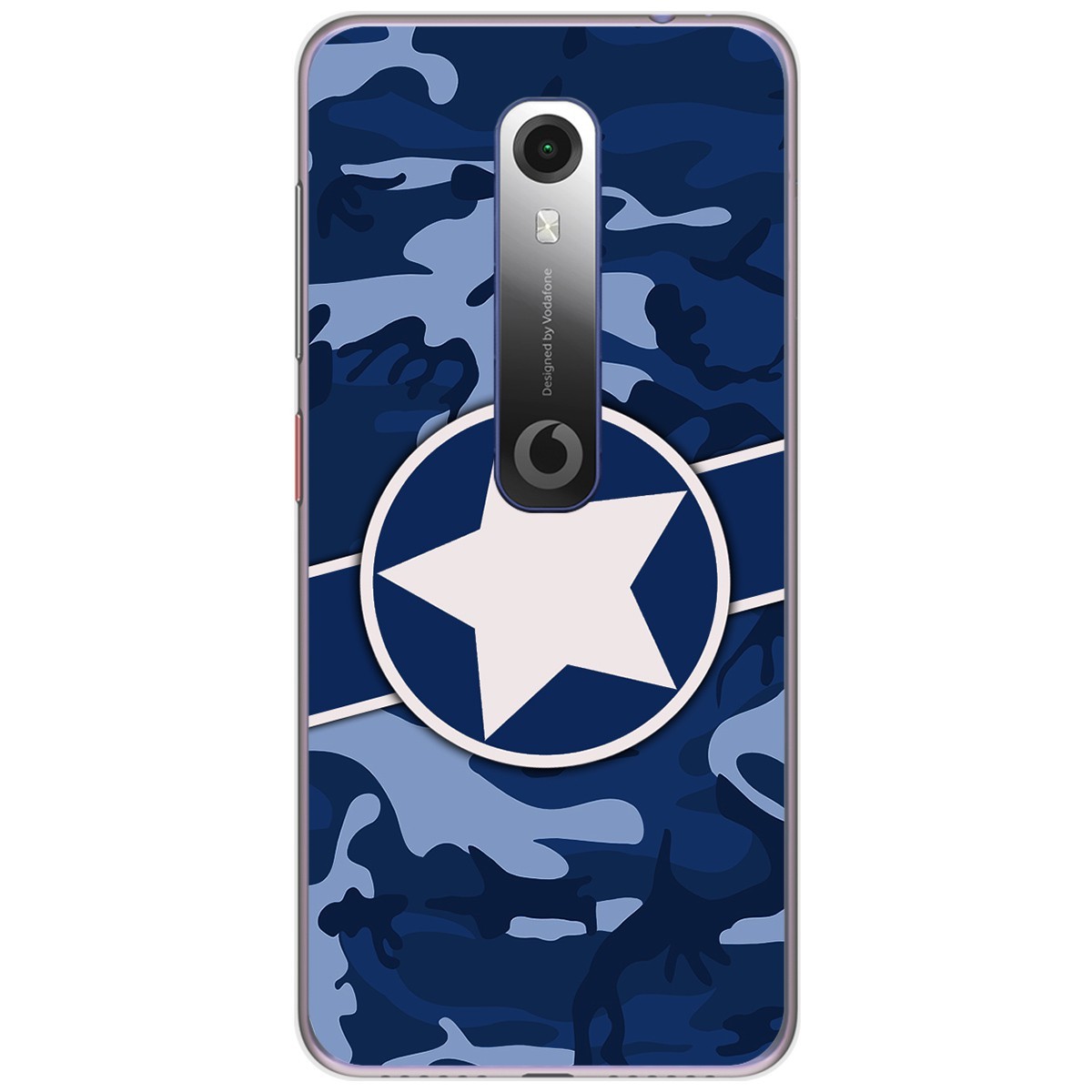 Funda Gel Tpu para Vodafone Smart N10 diseño Camuflaje 03 Dibujos