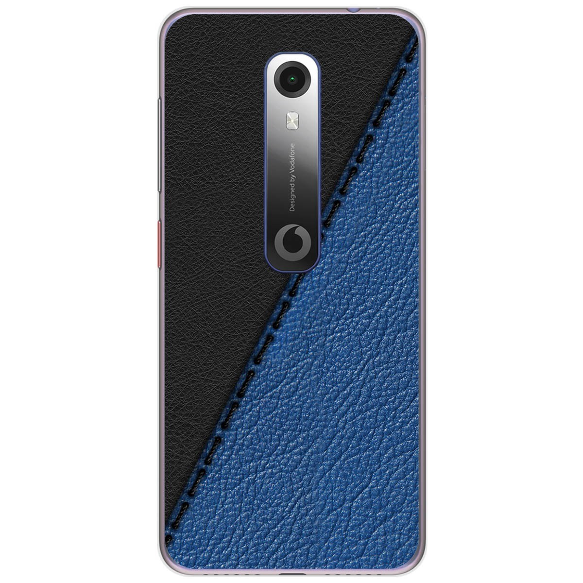 Funda Gel Tpu para Vodafone Smart N10 diseño Cuero 02 Dibujos