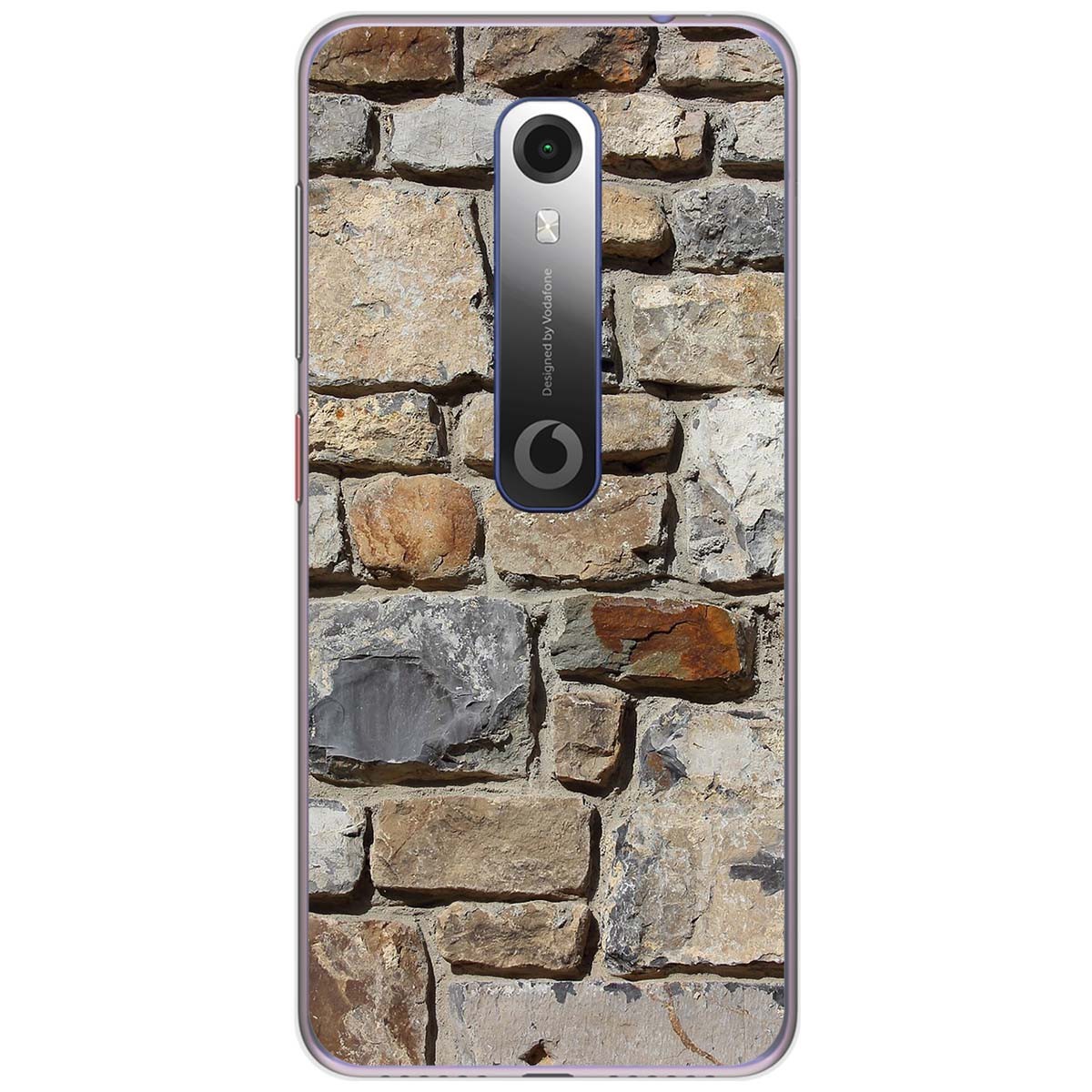 Funda Gel Tpu para Vodafone Smart N10 diseño Ladrillo 03 Dibujos