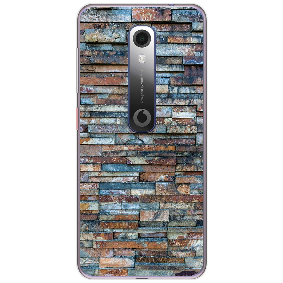 Funda Gel Tpu para Vodafone Smart N10 diseño Ladrillo 05 Dibujos