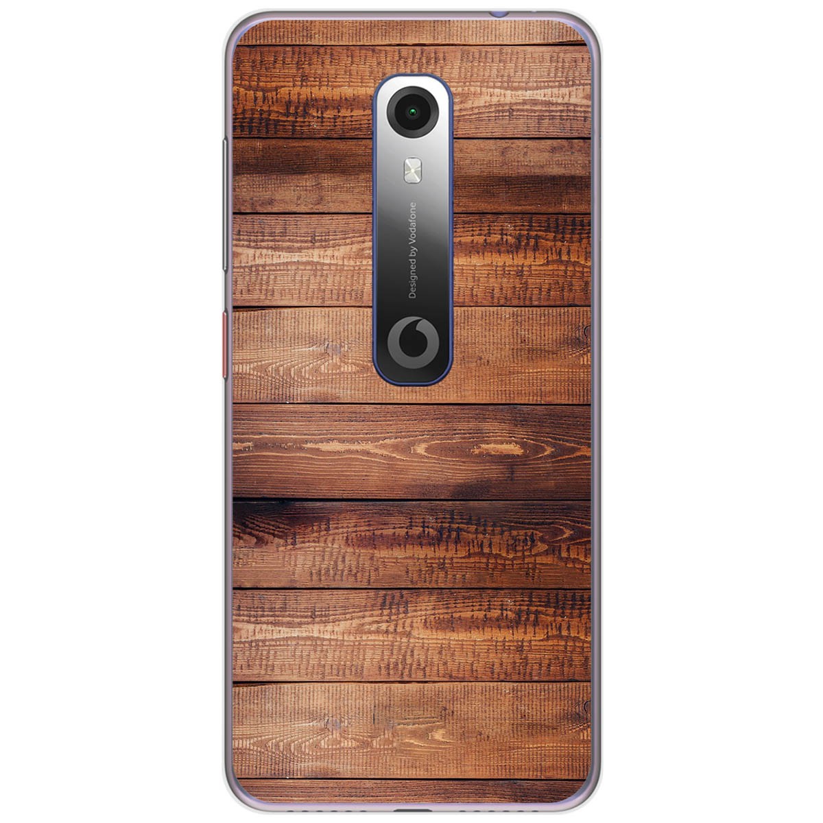Funda Gel Tpu para Vodafone Smart N10 diseño Madera 02 Dibujos
