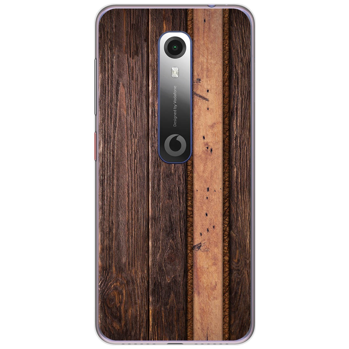 Funda Gel Tpu para Vodafone Smart N10 diseño Madera 05 Dibujos
