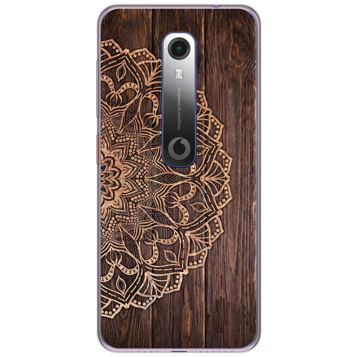 Funda Gel Tpu para Vodafone Smart N10 diseño Madera 06 Dibujos