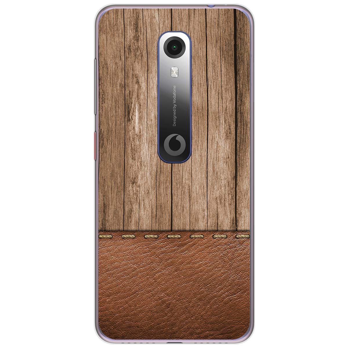Funda Gel Tpu para Vodafone Smart N10 diseño Madera 09 Dibujos