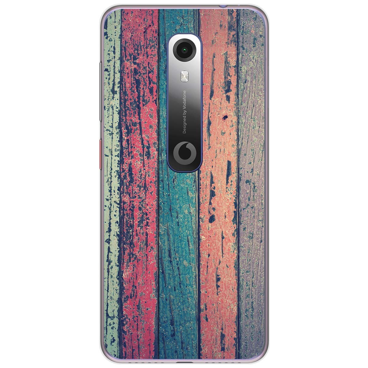 Funda Gel Tpu para Vodafone Smart N10 diseño Madera 10 Dibujos