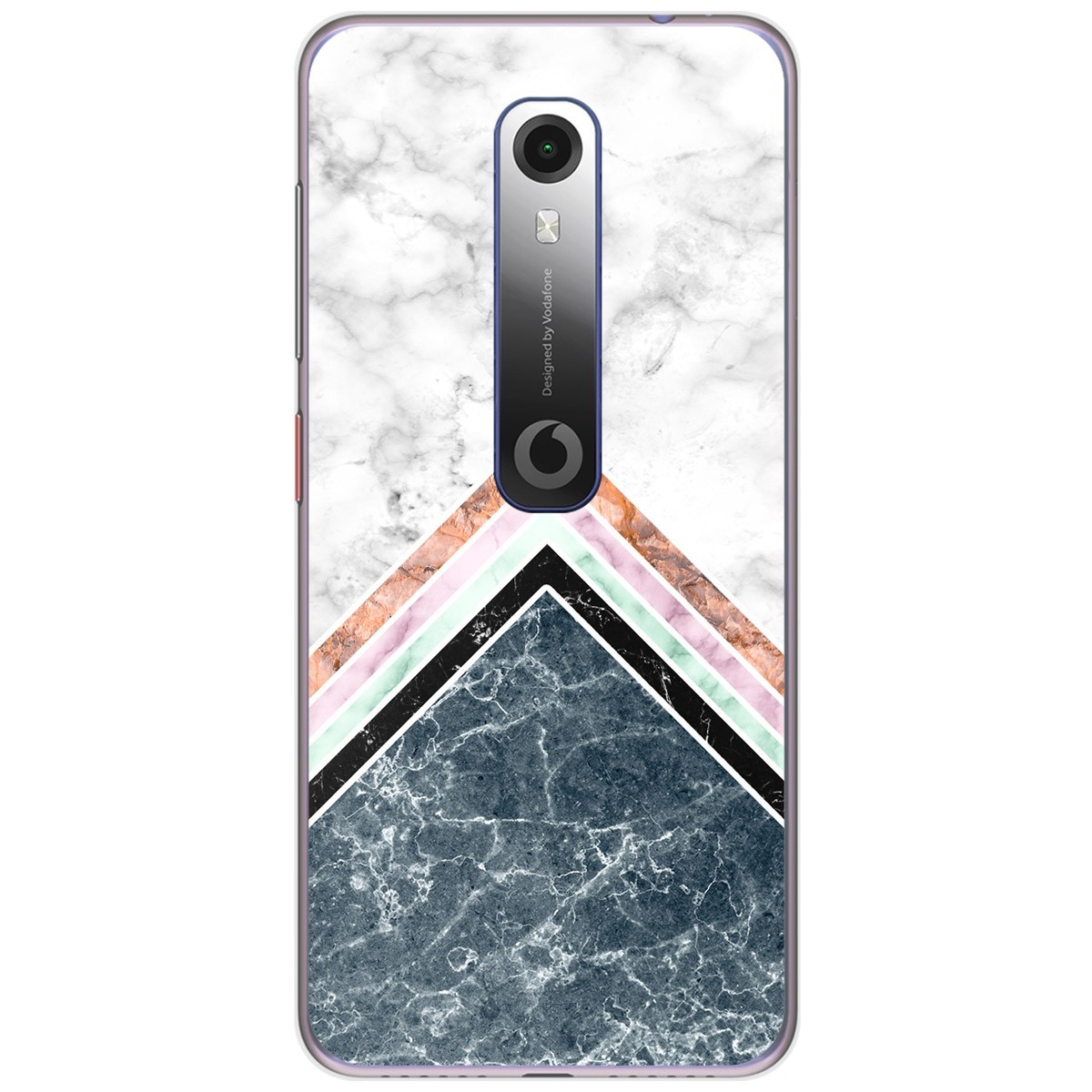 Funda Gel Tpu para Vodafone Smart N10 diseño Mármol 05 Dibujos