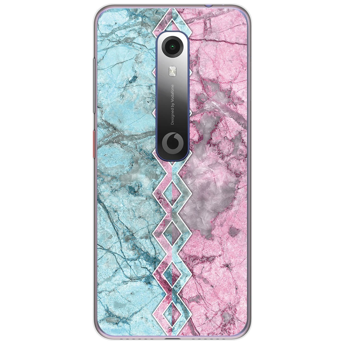 Funda Gel Tpu para Vodafone Smart N10 diseño Mármol 08 Dibujos