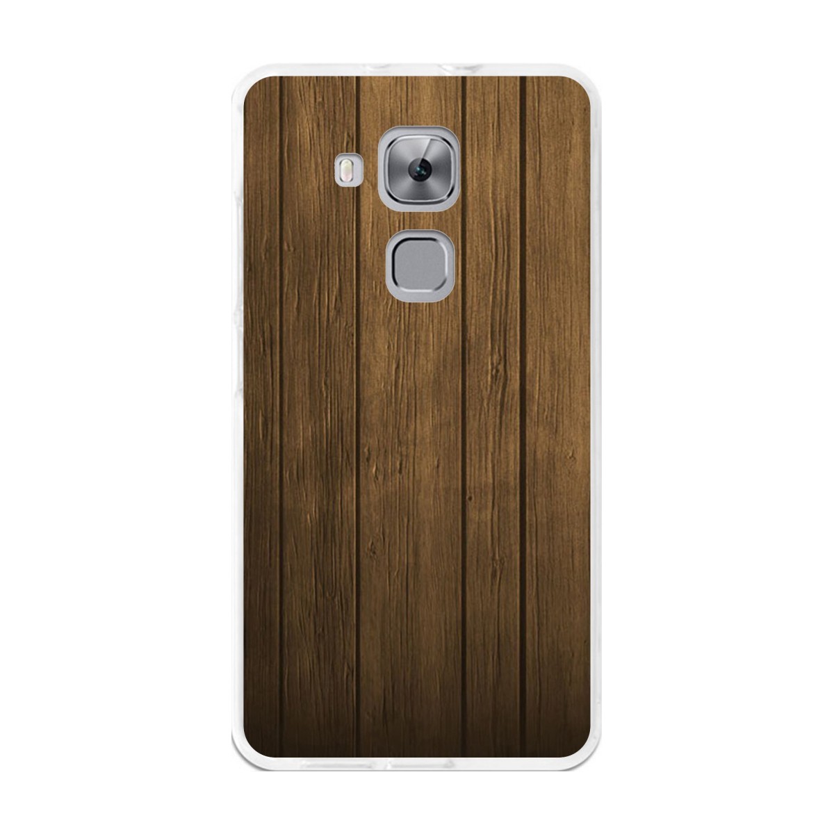 Funda Gel Tpu para Huawei Nova Plus Diseño Madera Dibujos