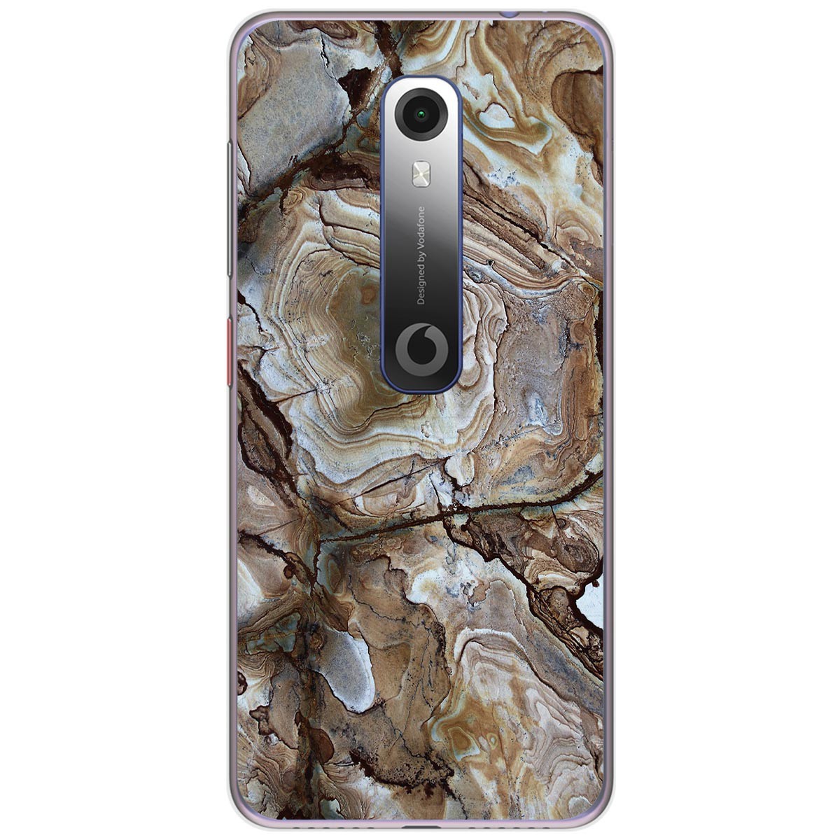 Funda Gel Tpu para Vodafone Smart N10 diseño Mármol 14 Dibujos