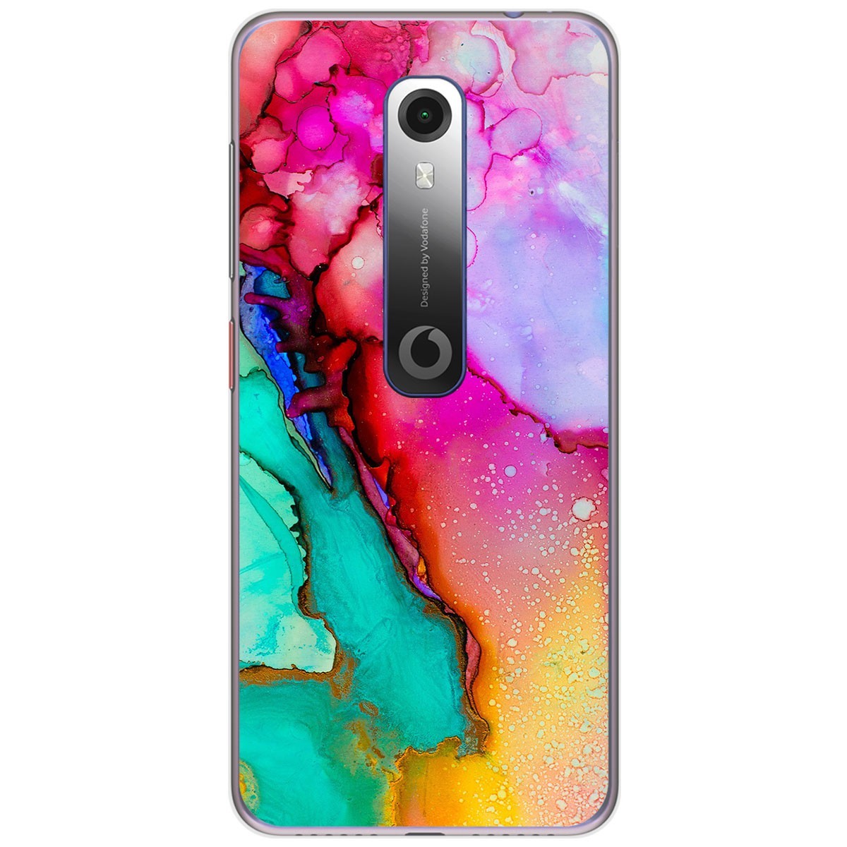 Funda Gel Tpu para Vodafone Smart N10 diseño Mármol 15 Dibujos