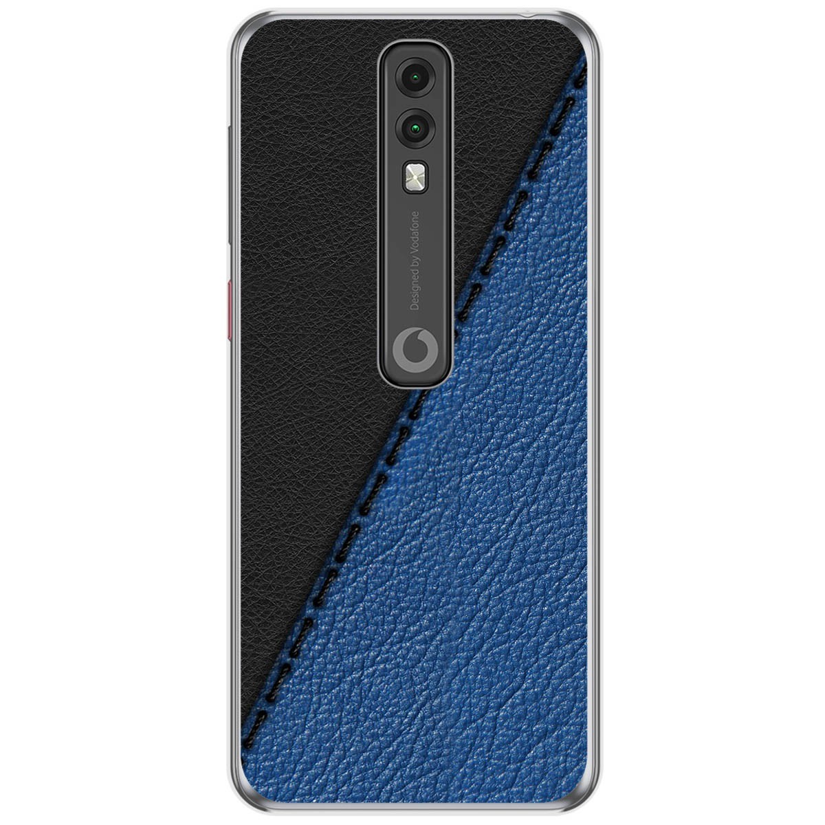 Funda Gel Tpu para Vodafone Smart V10 diseño Cuero 02 Dibujos