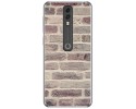 Funda Gel Tpu para Vodafone Smart V10 diseño Ladrillo 01 Dibujos