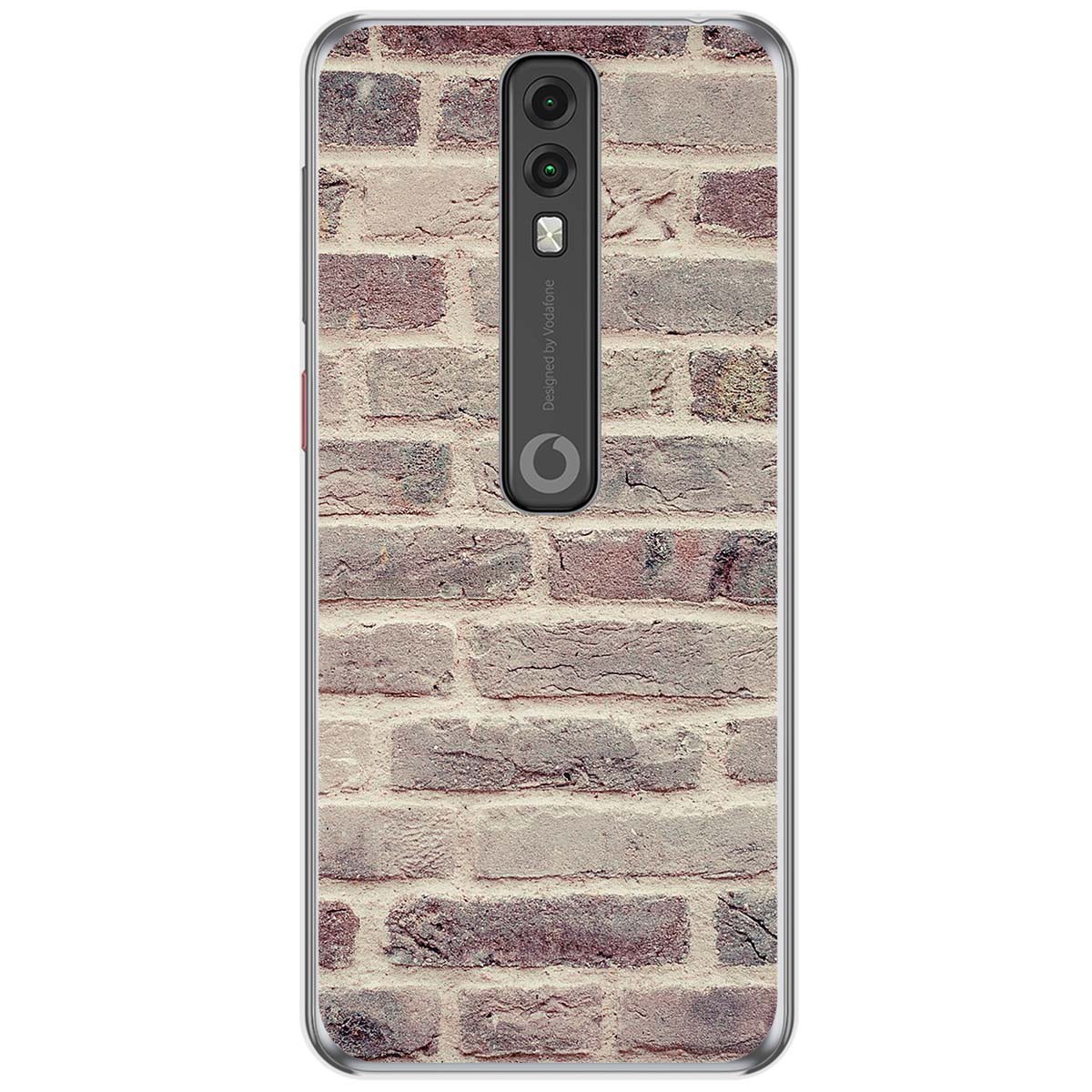 Funda Gel Tpu para Vodafone Smart V10 diseño Ladrillo 01 Dibujos
