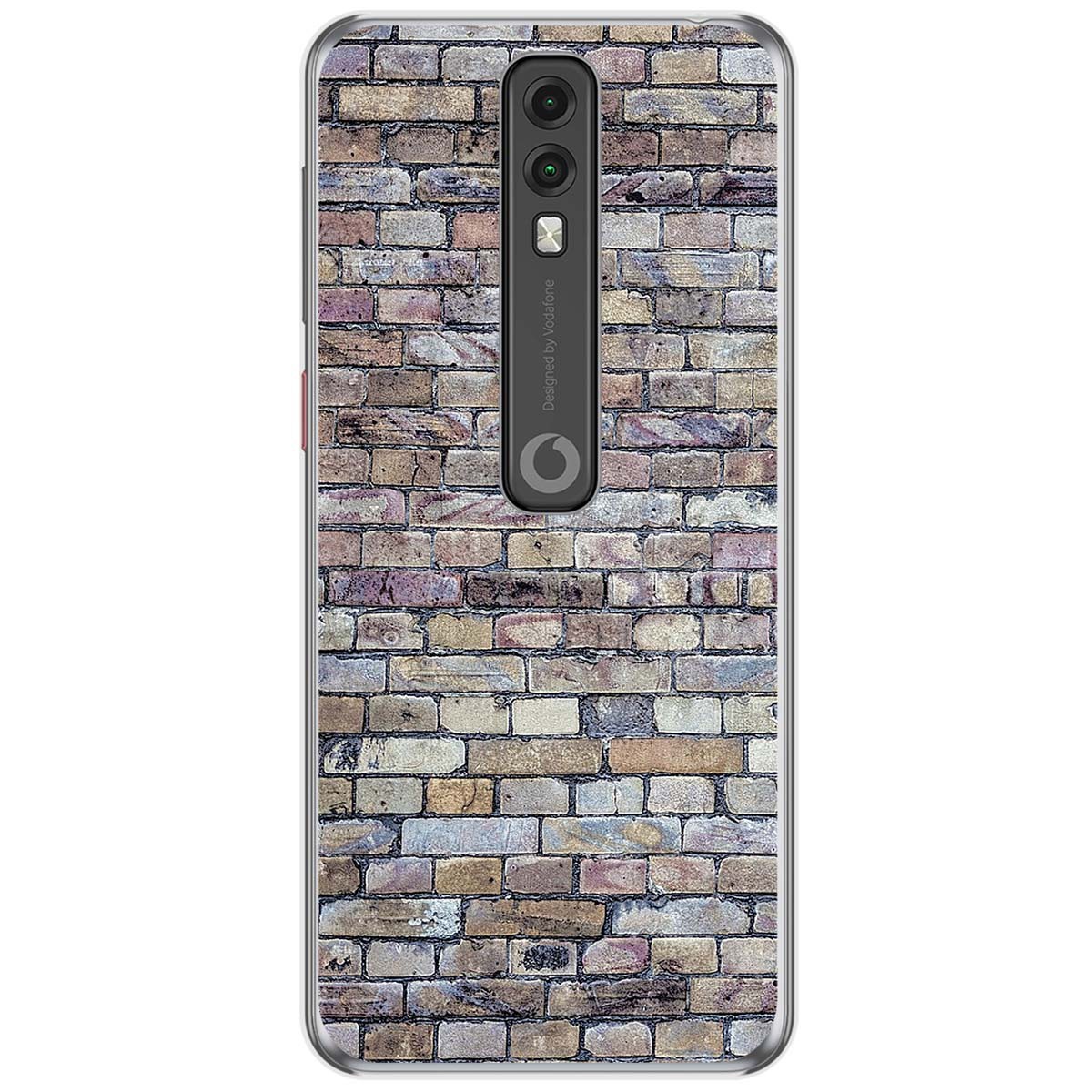 Funda Gel Tpu para Vodafone Smart V10 diseño Ladrillo 02 Dibujos