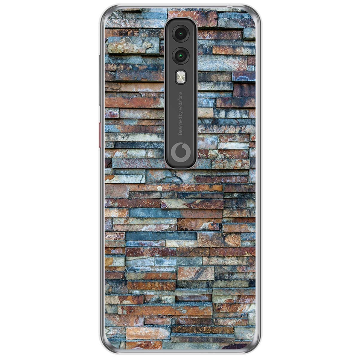 Funda Gel Tpu para Vodafone Smart V10 diseño Ladrillo 05 Dibujos