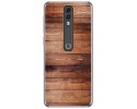 Funda Gel Tpu para Vodafone Smart V10 diseño Madera 02 Dibujos