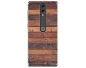Funda Gel Tpu para Vodafone Smart V10 diseño Madera 03 Dibujos