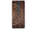 Funda Gel Tpu para Vodafone Smart V10 diseño Madera 06 Dibujos