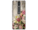 Funda Gel Tpu para Vodafone Smart V10 diseño Madera 08 Dibujos