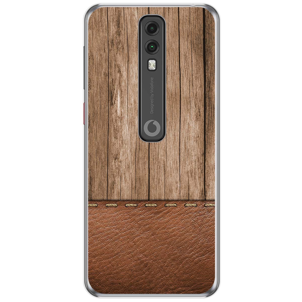 Funda Gel Tpu para Vodafone Smart V10 diseño Madera 09 Dibujos