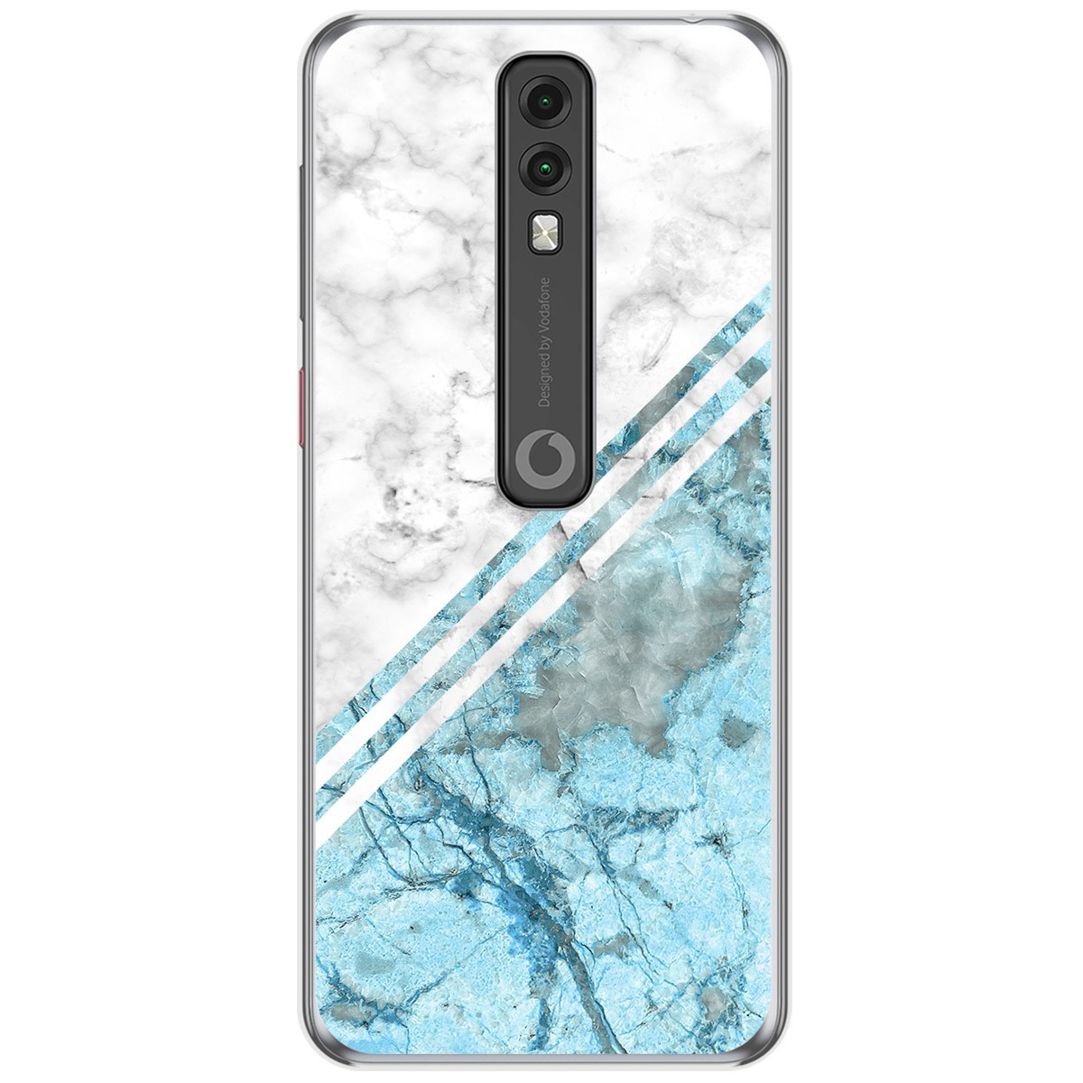 Funda Gel Tpu para Vodafone Smart V10 diseño Mármol 02 Dibujos