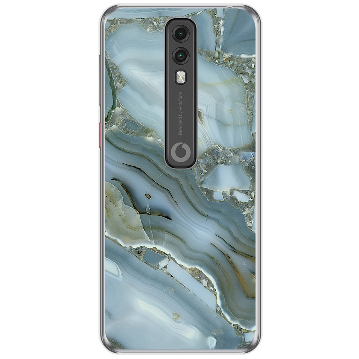 Funda Gel Tpu para Vodafone Smart V10 diseño Mármol 09 Dibujos