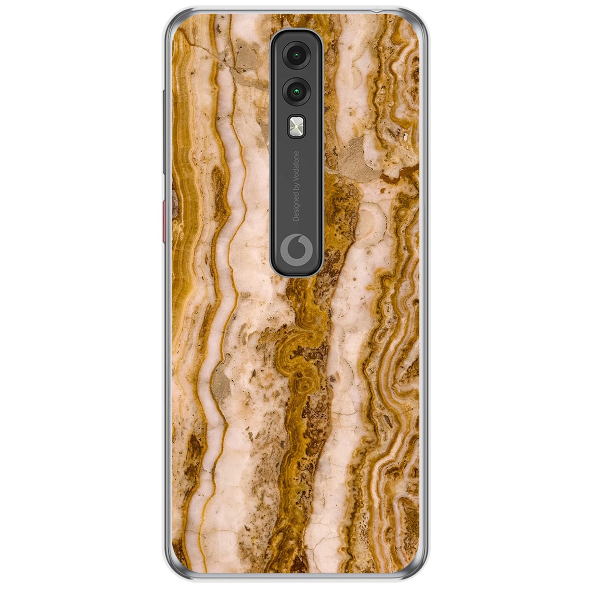Funda Gel Tpu para Vodafone Smart V10 diseño Mármol 10 Dibujos