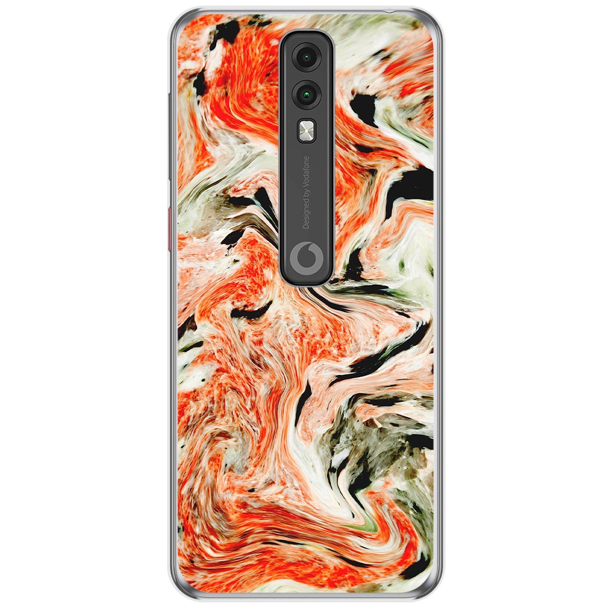 Funda Gel Tpu para Vodafone Smart V10 diseño Mármol 12 Dibujos