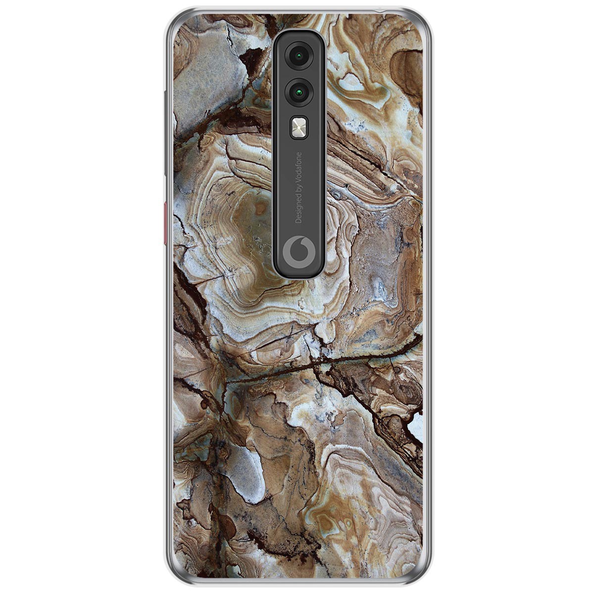 Funda Gel Tpu para Vodafone Smart V10 diseño Mármol 14 Dibujos