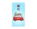 Funda Gel Tpu para Huawei Nova Plus Diseño Furgoneta Dibujos