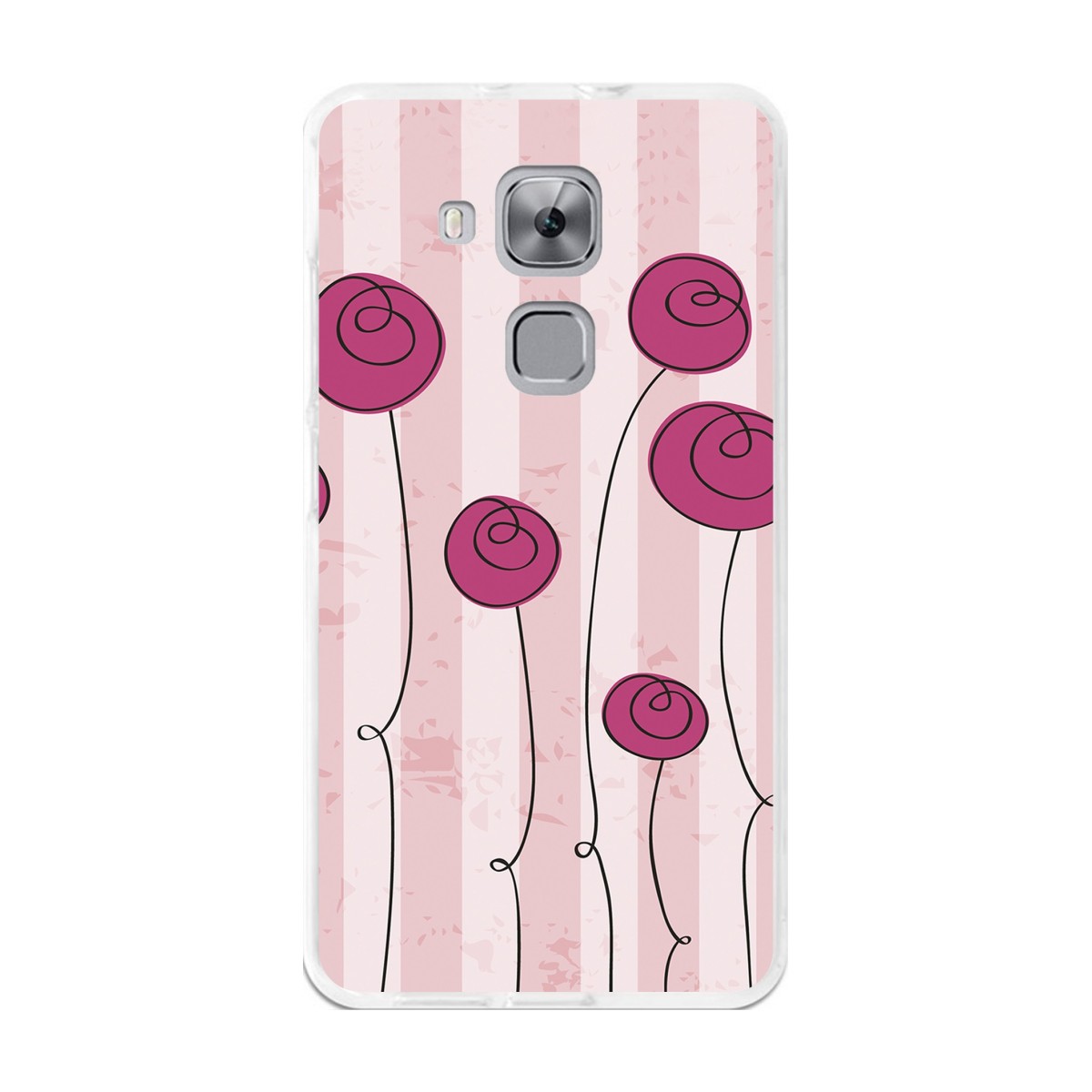 Funda Gel Tpu para Huawei Nova Plus Diseño Flores Vintage Dibujos