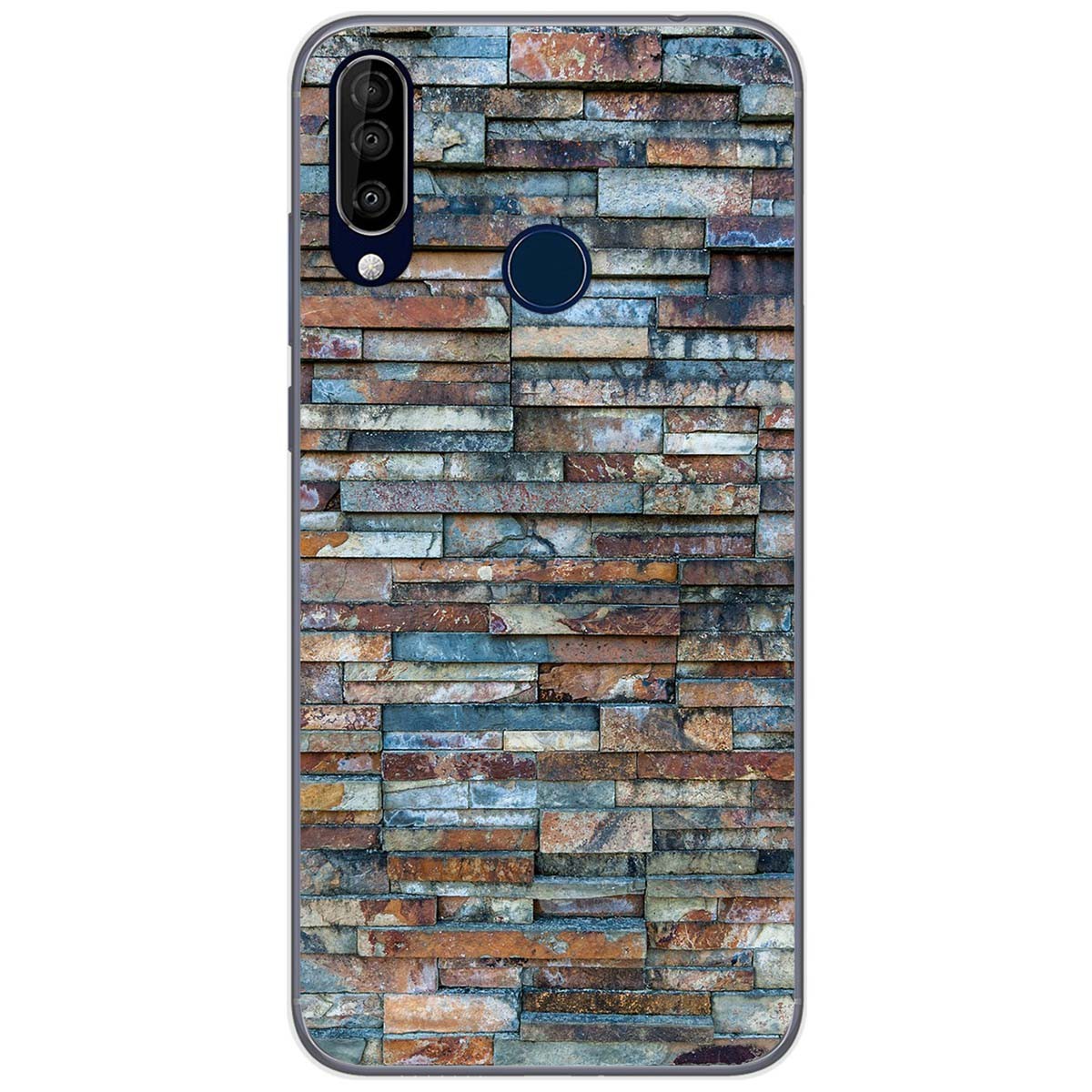 Funda Gel Tpu para Wiko View3 Pro diseño Ladrillo 05 Dibujos