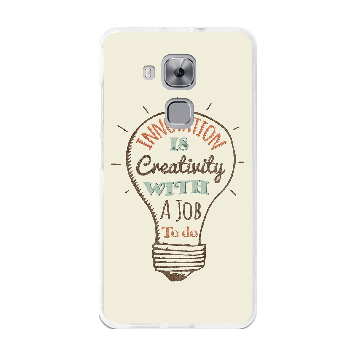 Funda Gel Tpu para Huawei Nova Plus Diseño Creativity Dibujos