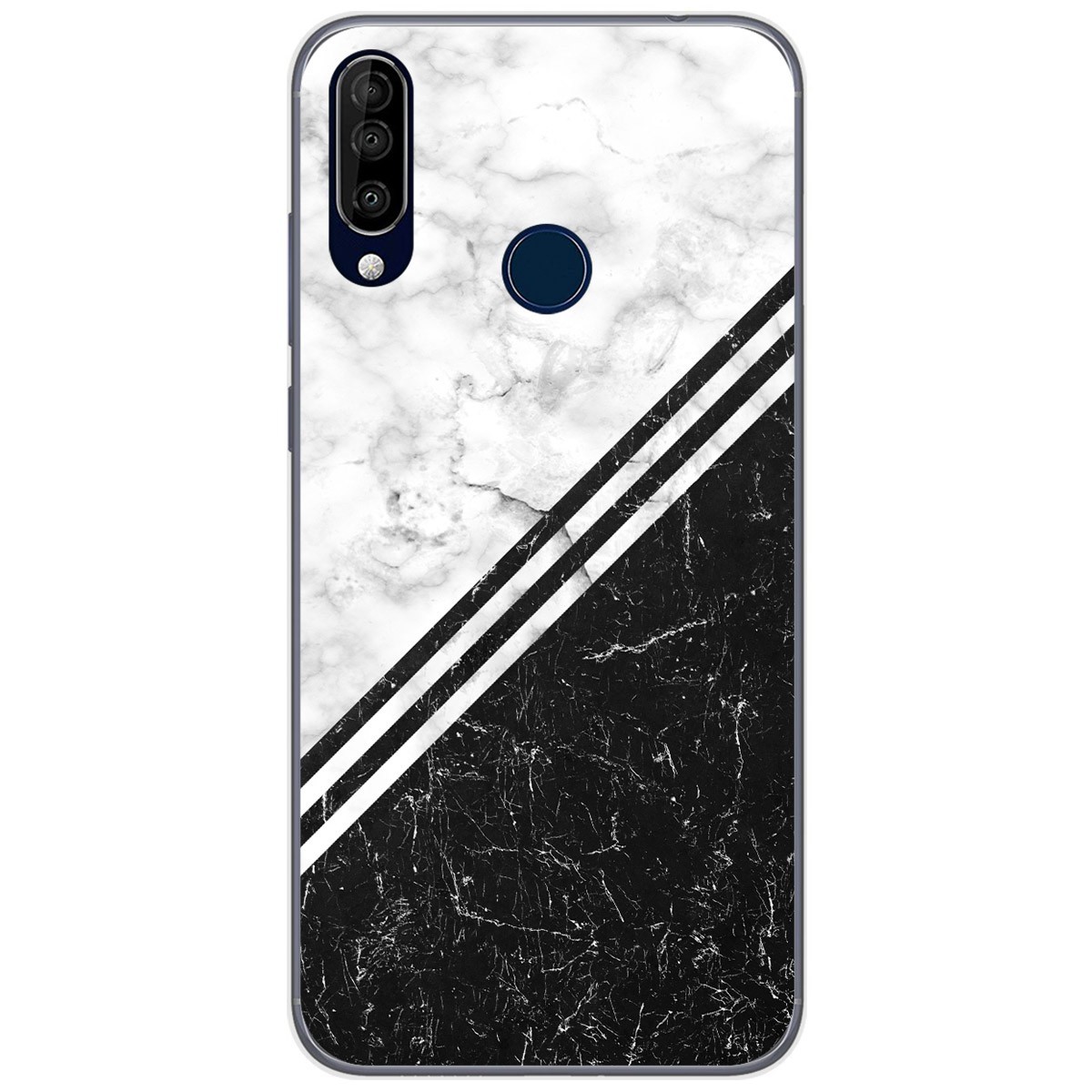 Funda Gel Tpu para Wiko View3 Pro diseño Mármol 01 Dibujos