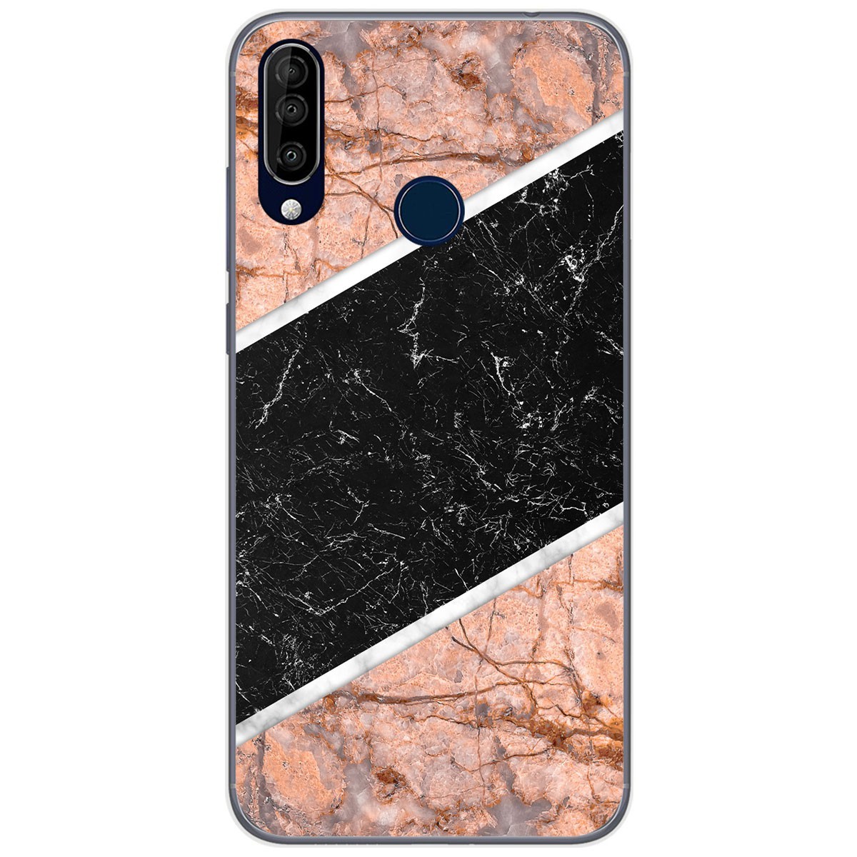 Funda Gel Tpu para Wiko View3 Pro diseño Mármol 07 Dibujos