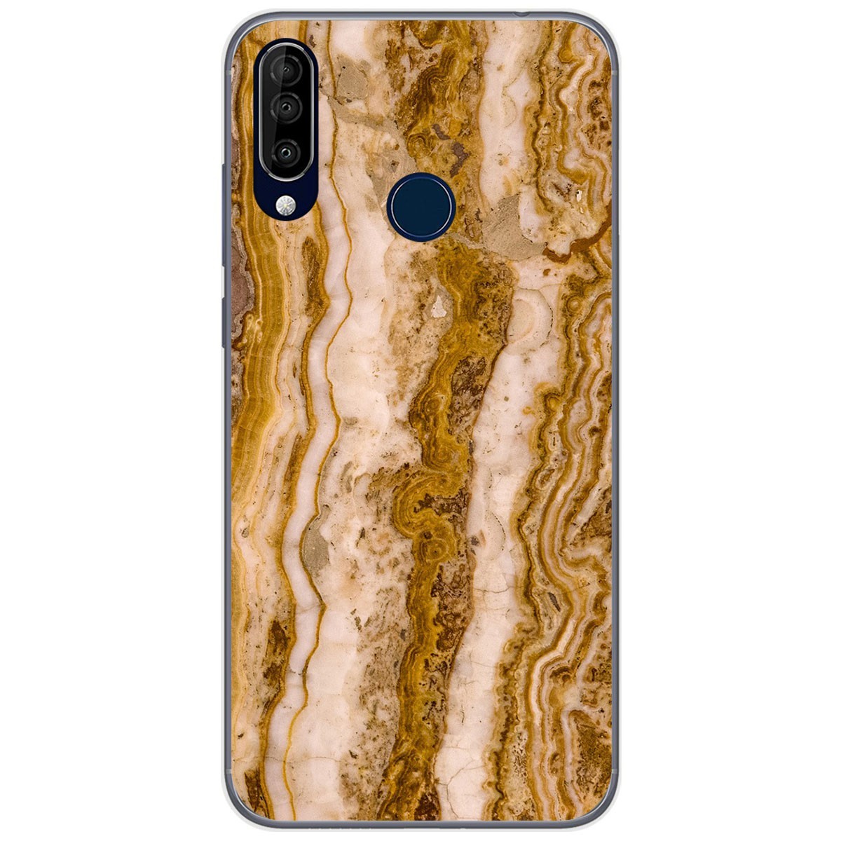 Funda Gel Tpu para Wiko View3 Pro diseño Mármol 10 Dibujos