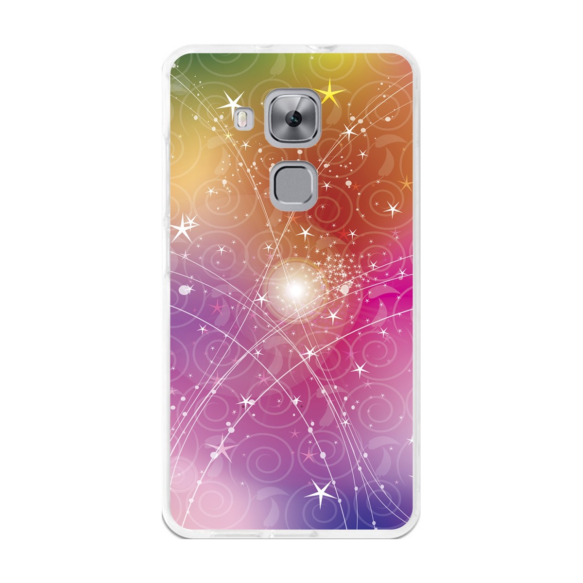 Funda Gel Tpu para Huawei Nova Plus Diseño Abstracto Dibujos