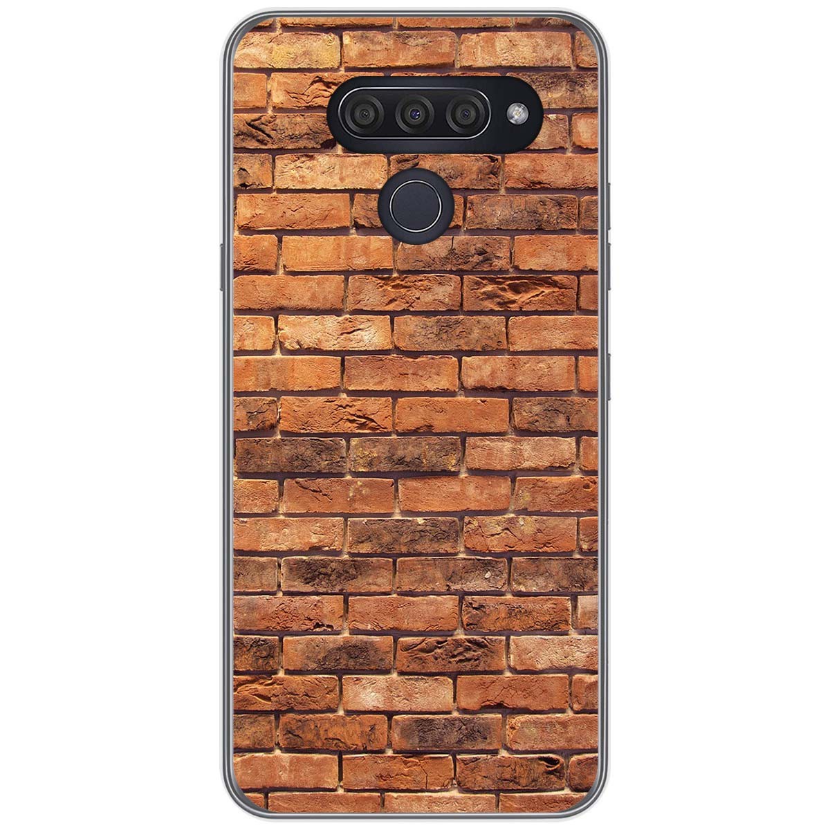 Funda Gel Tpu para Lg Q60 / K50 diseño Ladrillo 04 Dibujos