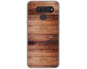Funda Gel Tpu para Lg Q60 / K50 diseño Madera 02 Dibujos