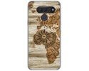 Funda Gel Tpu para Lg Q60 / K50 diseño Madera 07 Dibujos