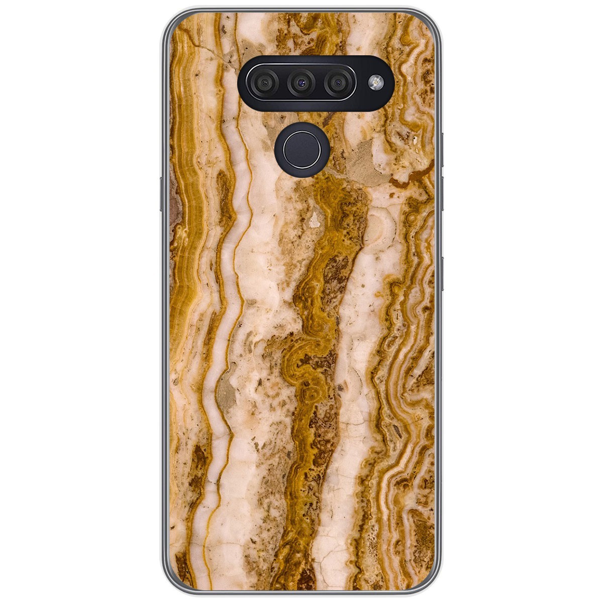 Funda Gel Tpu para Lg Q60 / K50 diseño Mármol 10 Dibujos