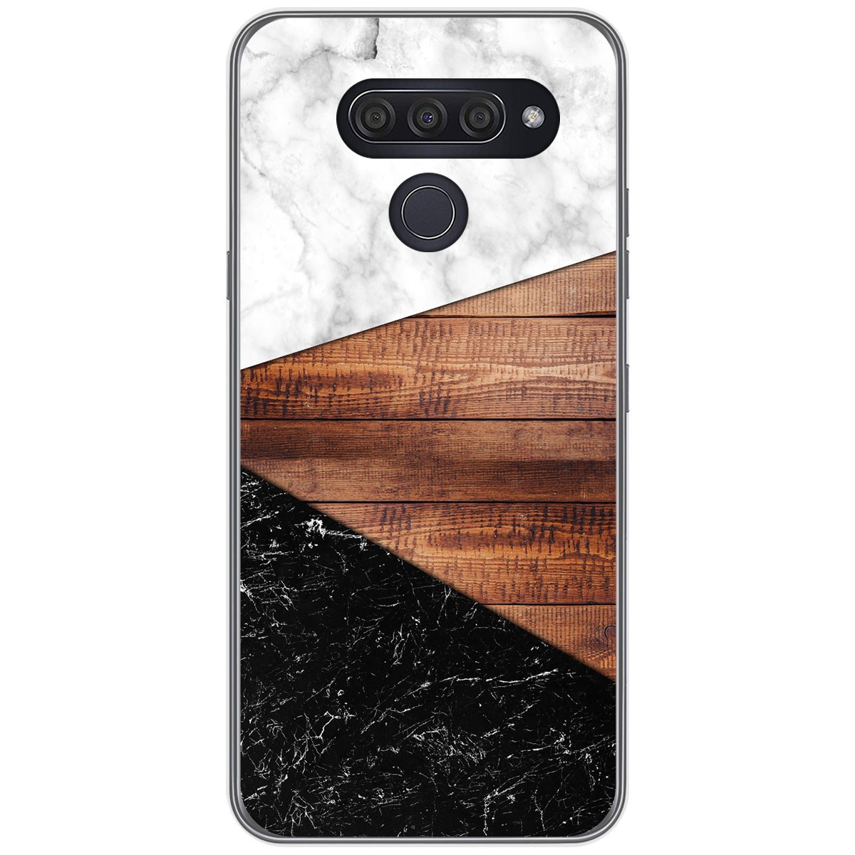 Funda Gel Tpu para Lg Q60 / K50 diseño Mármol 11 Dibujos